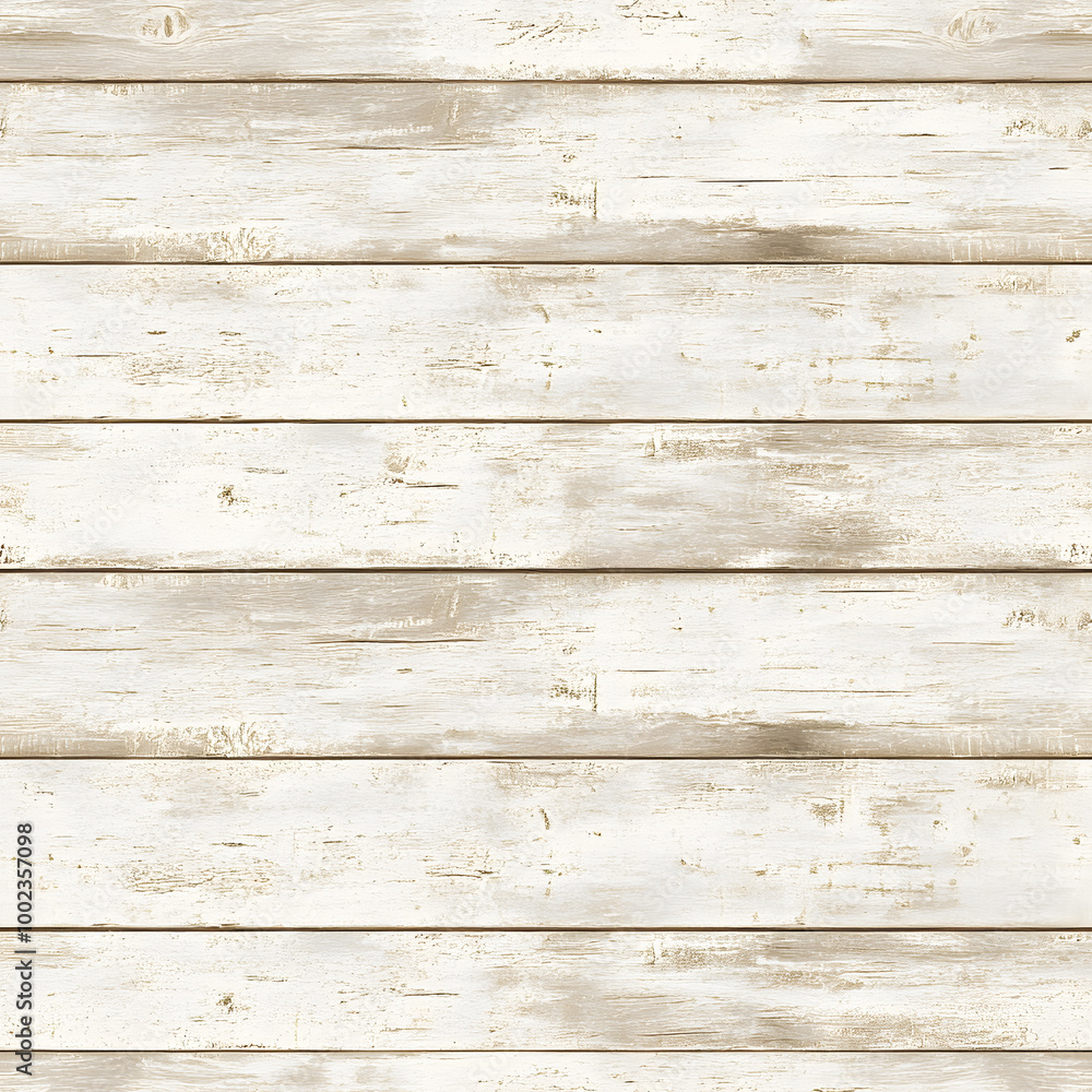 Seamless whitewashed wooden plank texture with rustic, distressed details Seamless whitewashed wooden plank texture with rustic, distressed details