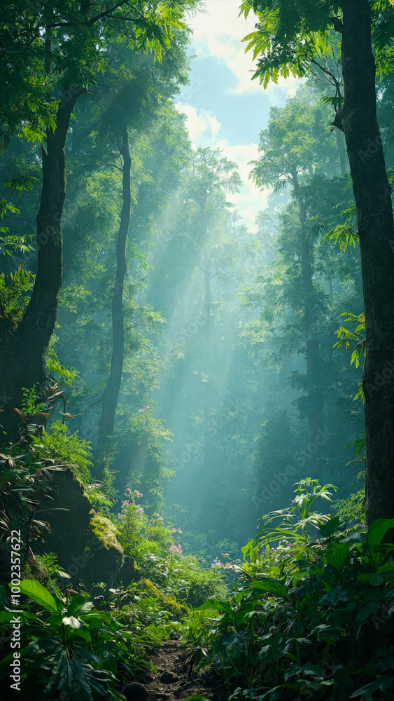 Fototapeta premium Enchanted Forest Road