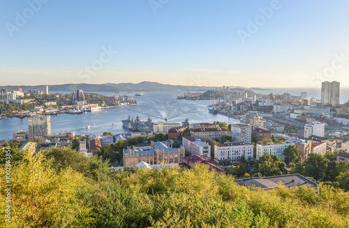 View of city Vladivostok