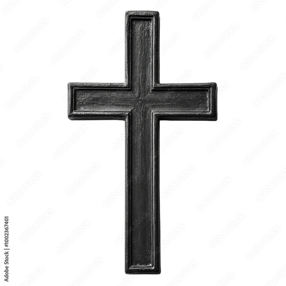 Church cross isolated on transparent background Church cross isolated on transparent background
