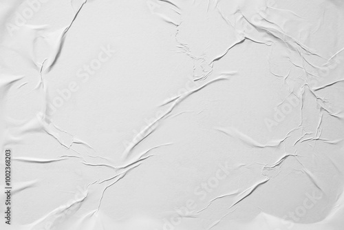 Canvas Print White wheat paste poster style texture background