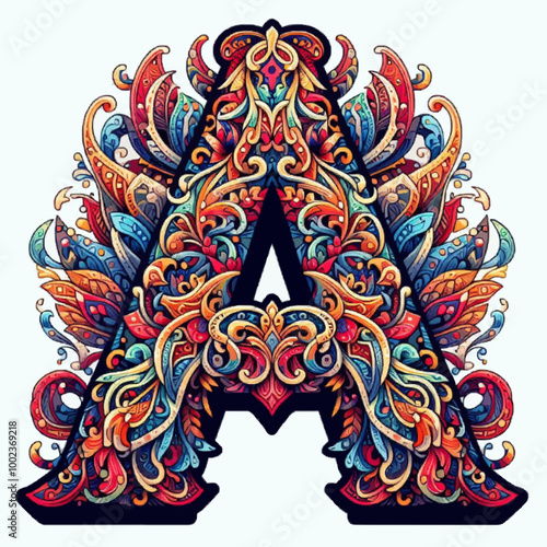 The symmetrical alphabet A has a batik and modern feel
Can be used for your name
Suitable for logos on t-shirts, clothes, cars, motorbikes, bicycles, shops, shoes, your own name and your equipment