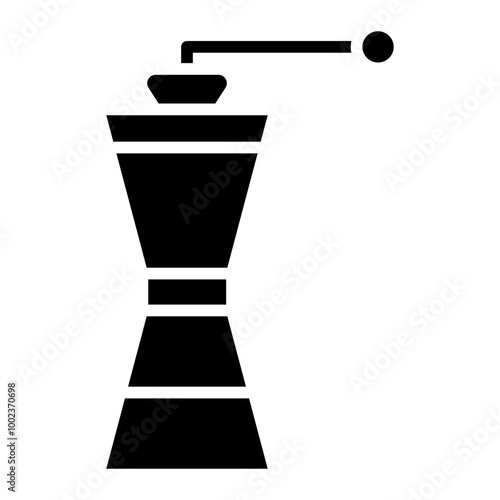 Coffee Mill Icon Style