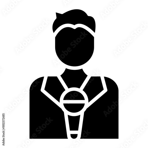 Journalist Male Icon Style