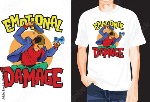 Emotional Damage Gamer T-shirt