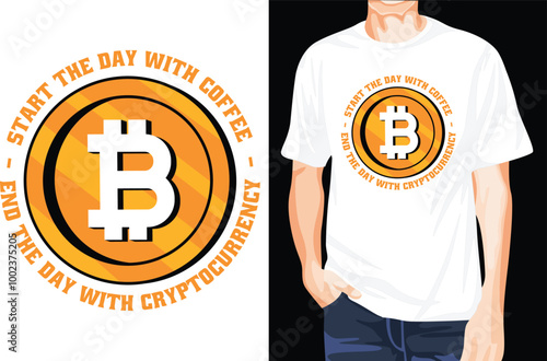 End the day with Cryptocurrency t-shirt