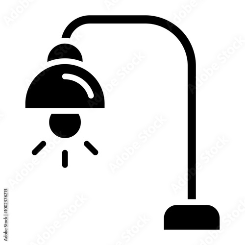 Book Lamp Icon Style