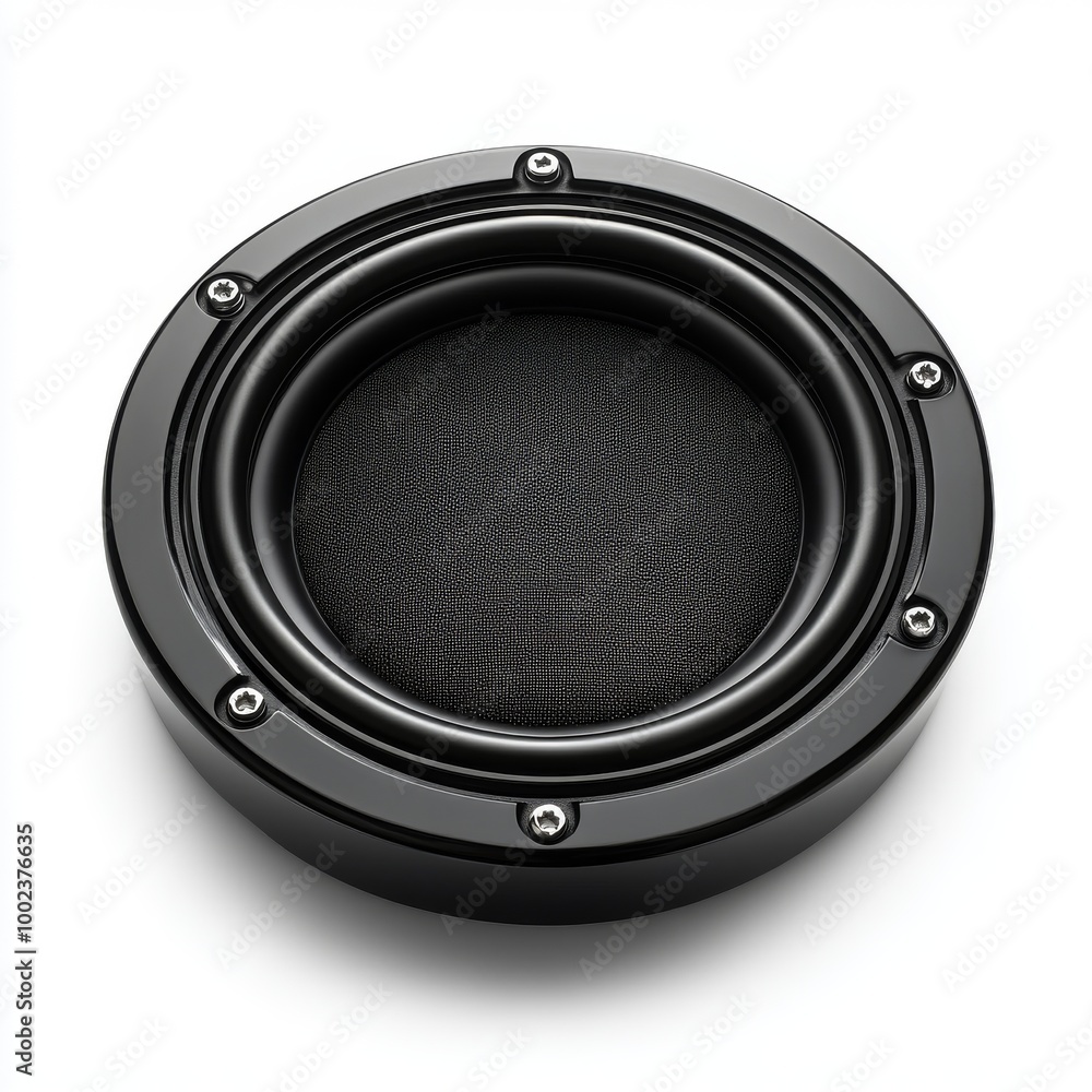 High-quality Black Subwoofer With Sleek Design for Enhanced Audio Performance and Deep Bass Response