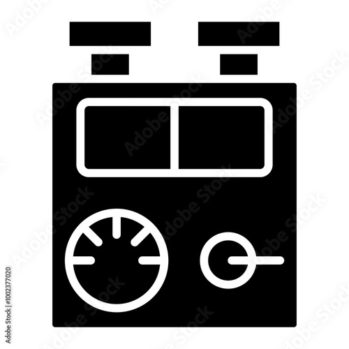 Gas Fume Chamber Icon Style