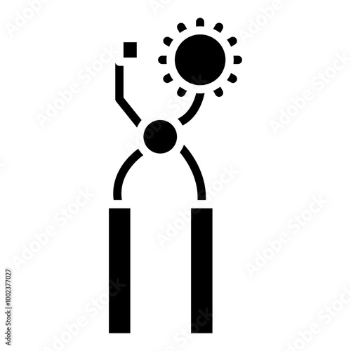 Leather Punch Icon Style