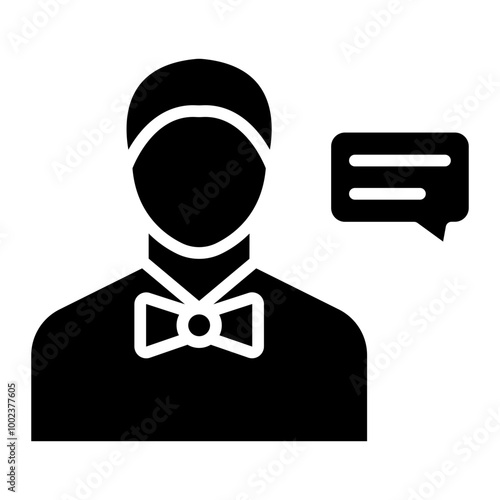 Consultant Male Icon Style
