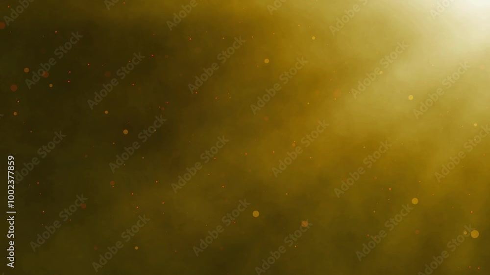 Yellow Sunbeams with Flowing Smoke and Particles in an Abstract Background - Dreamy Abstract Backdrop Yellow Sunbeams with Flowing Smoke and Particles in an Abstract Background - Dreamy Abstract Backdrop