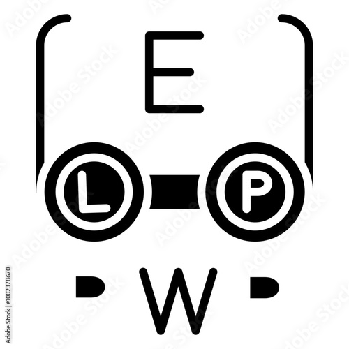 Medical Optometry Icon Style