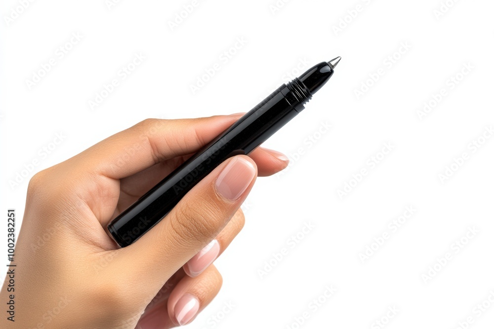 Magic Marker. Hand Holding Black Marker Pen for Presentation on Whiteboard Magic Marker. Hand Holding Black Marker Pen for Presentation on Whiteboard
