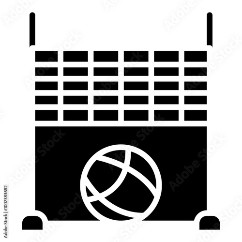 Beach Volleyball Icon Style
