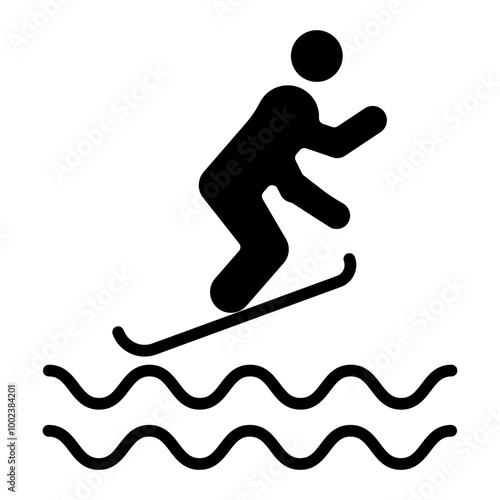 Surfing Icon Style