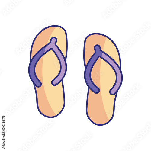 Flip Flops vector icon