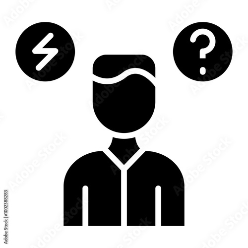 Anxiety Disorder Icon Style