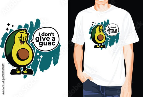 Give A Guac avocado t-shirt design unique idea