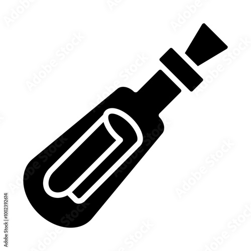 Message In Bottle Icon Style