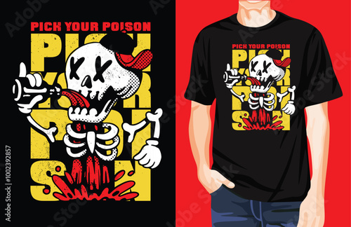 Halloween pick your poison t-shirt