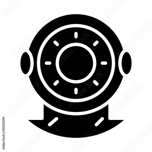Diving Helmet Icon Style