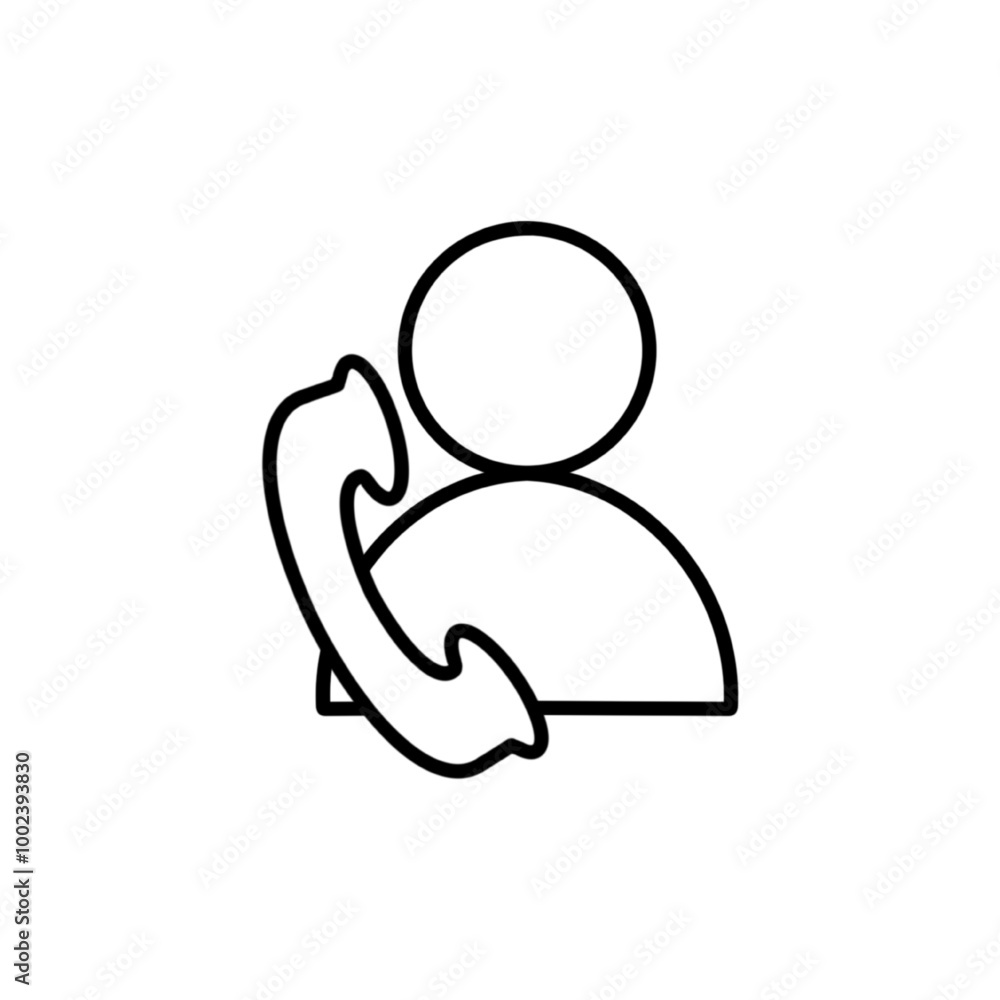 call center icon, telephone and user icon, icon vector illustration isolated on white call center icon, telephone and user icon, icon vector illustration isolated on white