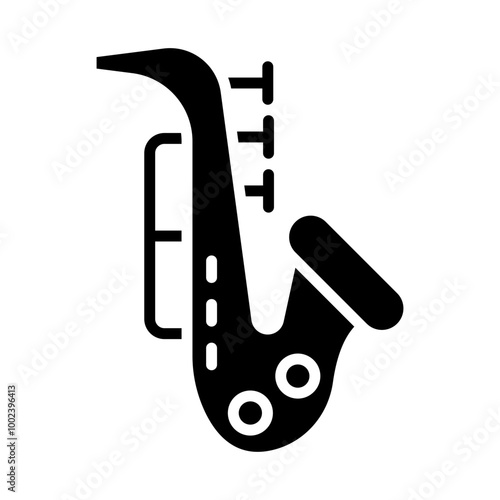 Saxophone Icon Style