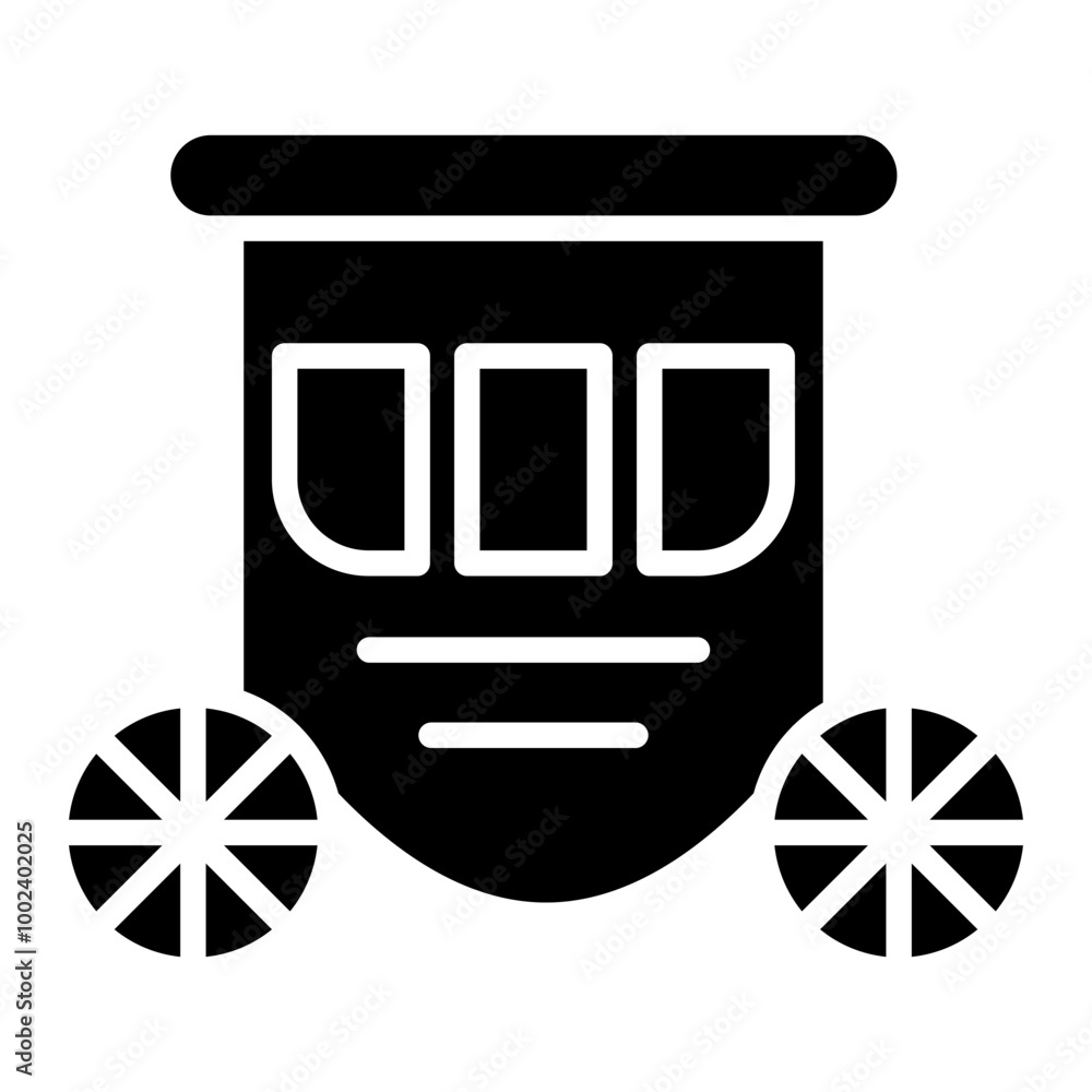 Carriage Icon Style Carriage Icon Style