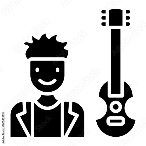 Musician icon style