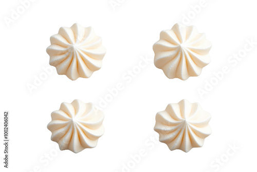 illustration of a set of meringue
