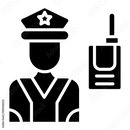 Security Guard icon style