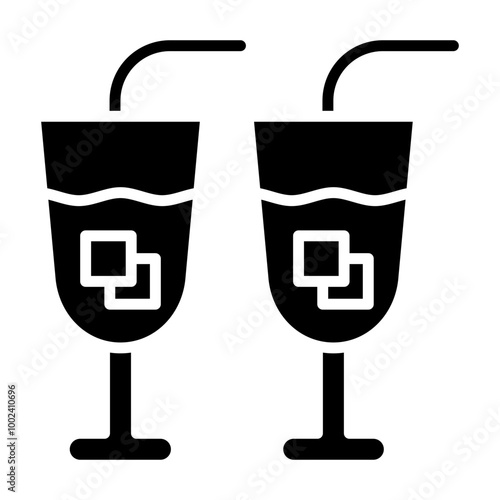 Free Drinks icon style