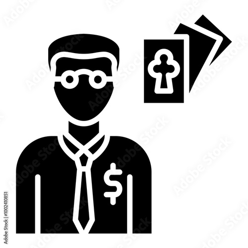Gambler icon style