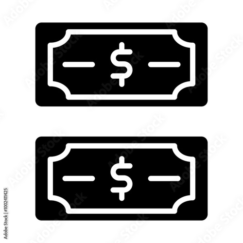 Dollar Bills icon style