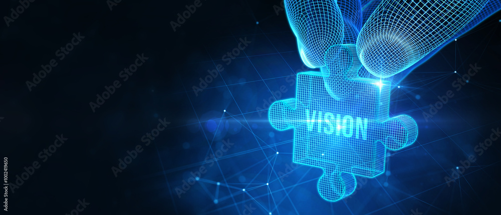 Vision concept. Business concept. 3d illustration Vision concept. Business concept. 3d illustration