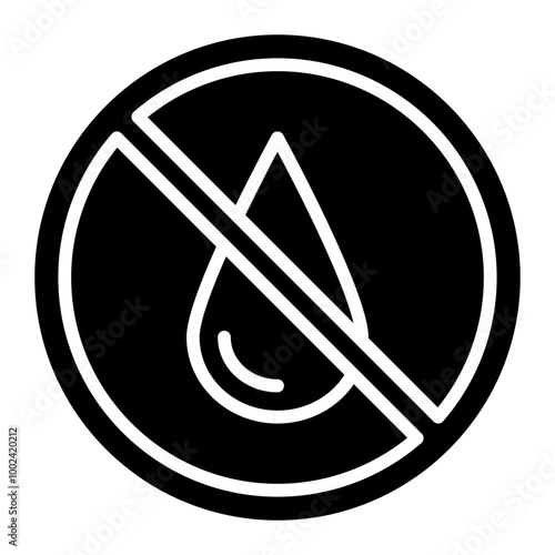 No Water icon style