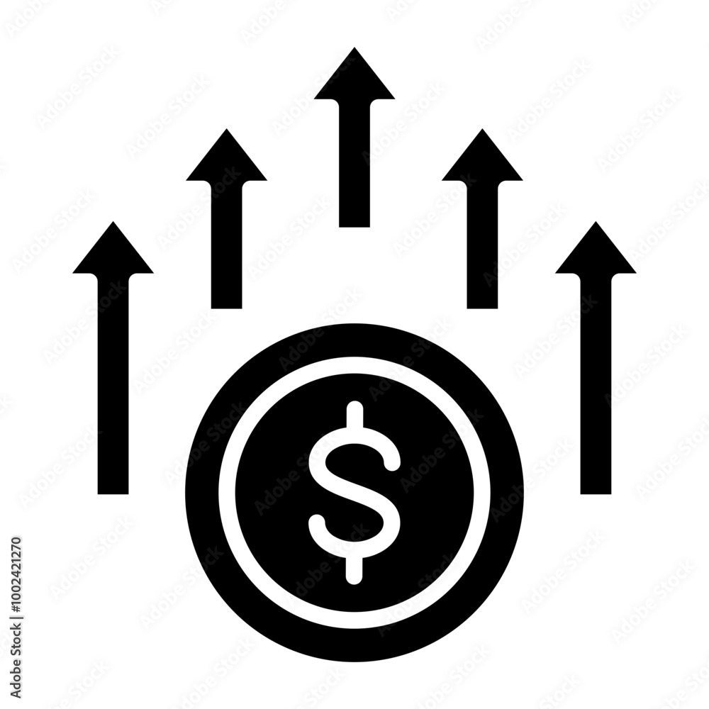 Profit icon style Profit icon style