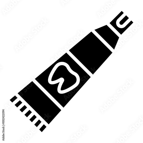 Toothpaste icon style