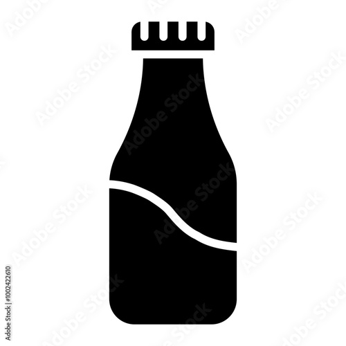 Milk Bottle icon style