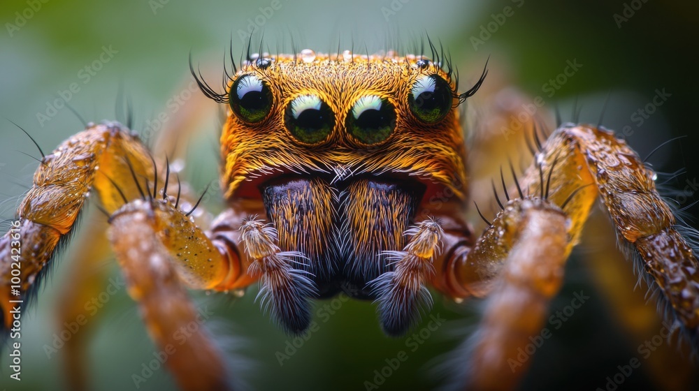 Fototapeta premium spider on the ground