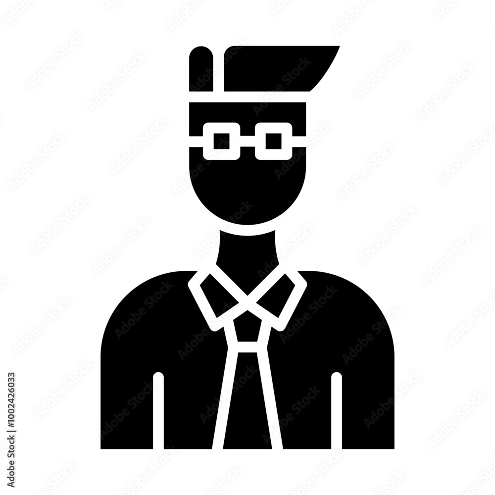 Male Teacher icon style Male Teacher icon style