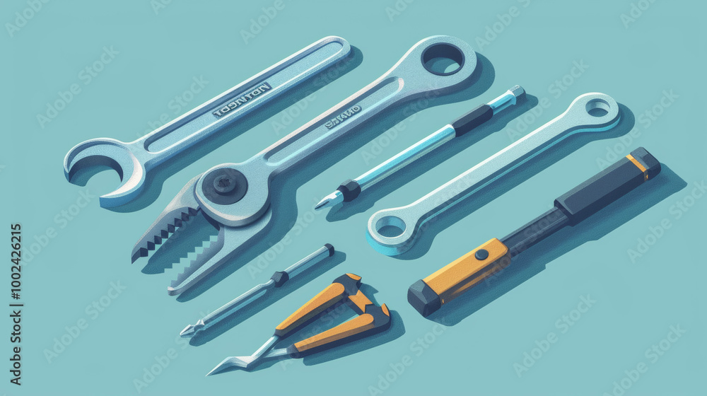 Multi-tool for quick repairs and adjustments during assessments in high quality illustration style Multi-tool for quick repairs and adjustments during assessments in high quality illustration style