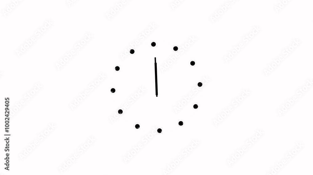 icon clock 24 Hour Day Fast Speed Animation. icon clock 24 Hour Day Fast Speed Animation.