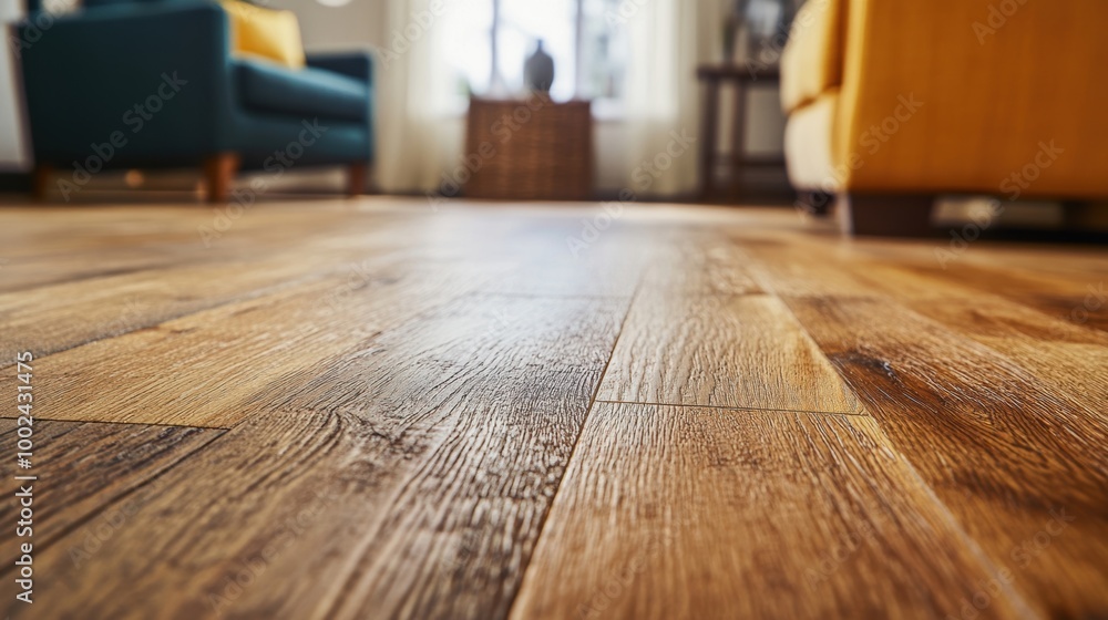 Natural wood flooring features rich textures and grains, enhancing the warmth and charm of a cozy living room filled with light Natural wood flooring features rich textures and grains, enhancing the warmth and charm of a cozy living room filled with light