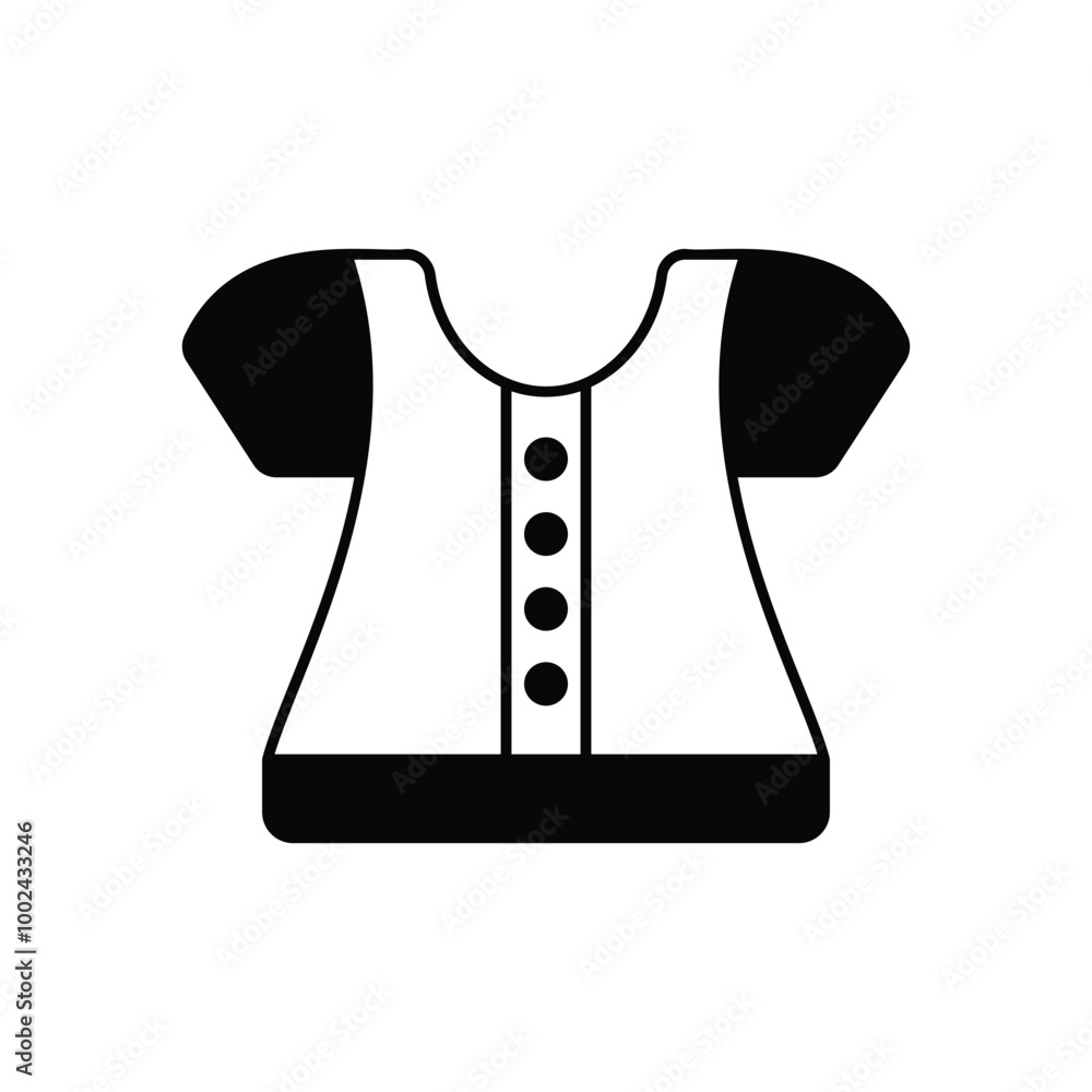 Blouse vector icon Blouse vector icon