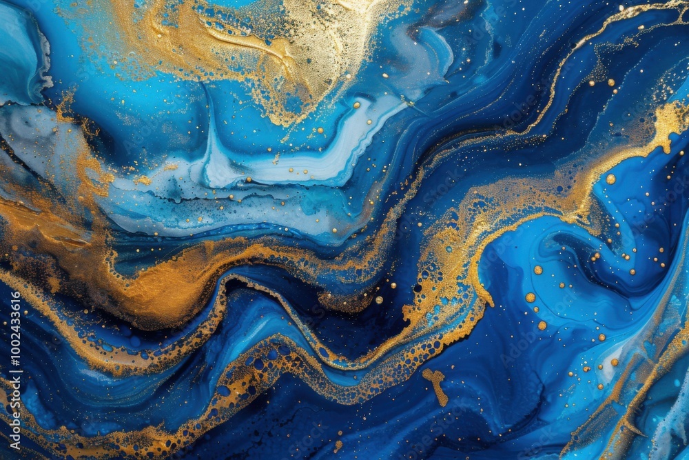 Ocean-Inspired Blue and White Marble Texture with Fluid Swirls in Abstract Art
Ocean-Inspired Blue and White Marble Texture with Fluid Swirls in Abstract Art