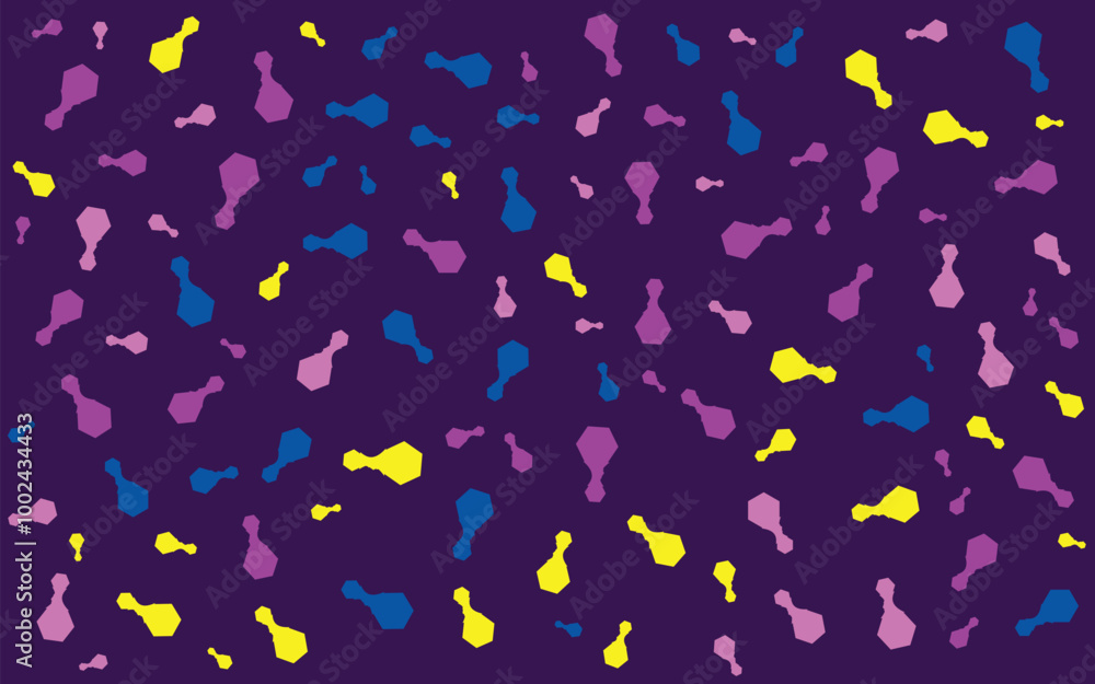 Purple Space Colors Memphis Pattern Abstract Background Purple Space Colors Memphis Pattern Abstract Background