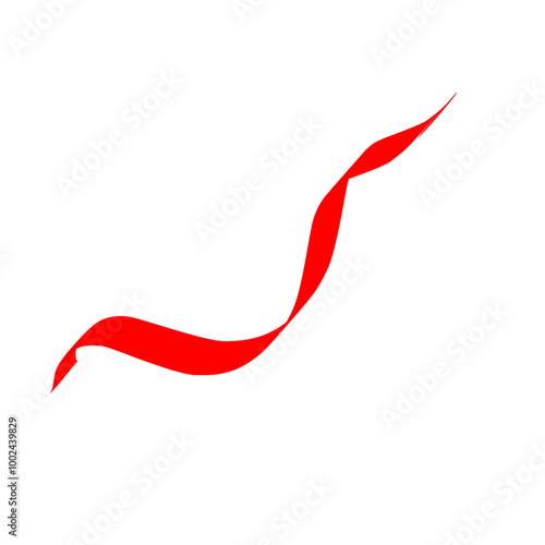 Red Confetti Ribbon