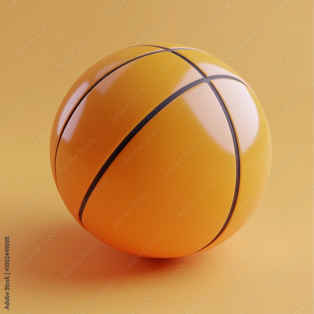 3D Sports Ball Icon: Recreation and Team Play Symbol Illustration Logo 3D Sports Ball Icon: Recreation and Team Play Symbol Illustration Logo